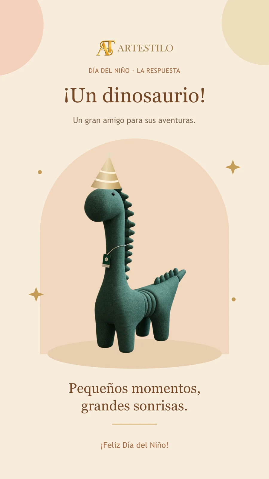Artestilo dinosaur plush product story